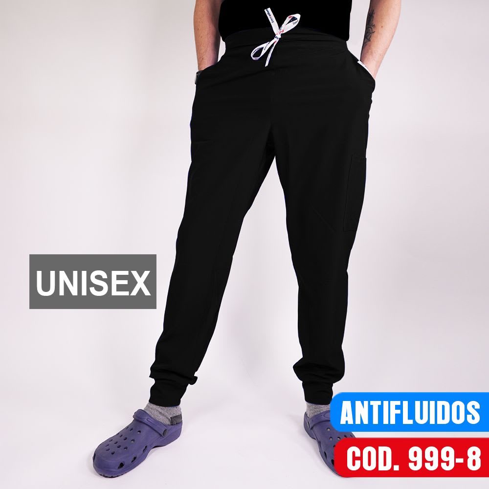 JOGGER UNISEX ANTIFLUIDO NEGRO2