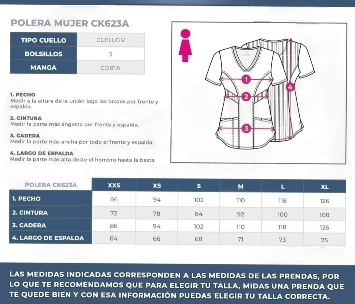 DELANTAL MUJER CK623A AZUL MARINO5