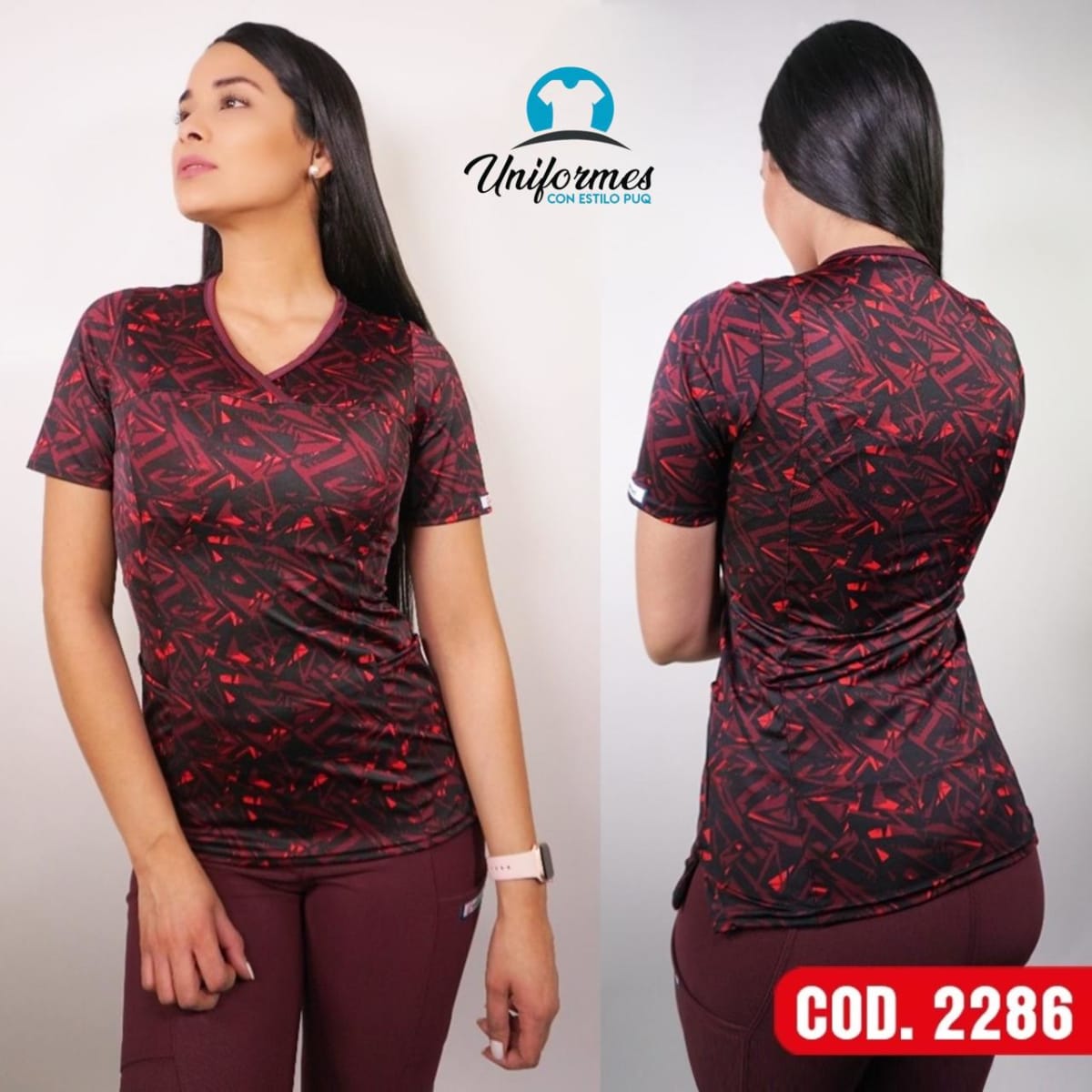 DELANTAL ESTAMPADO ELASTICADO 22861