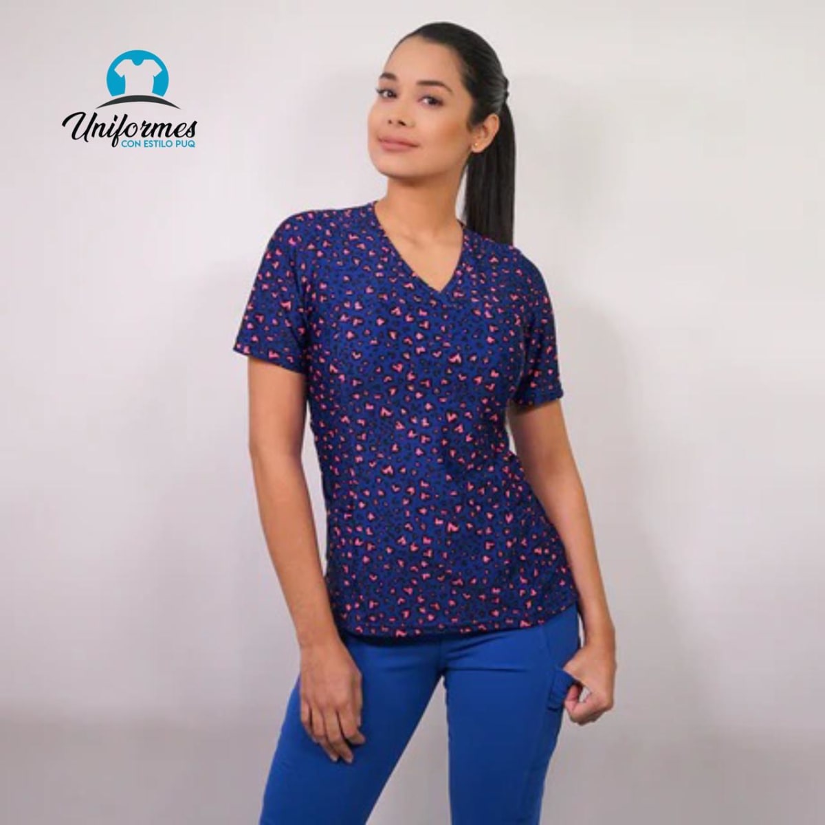 DELANTAL ESTAMPADO ELASTICADO 24451