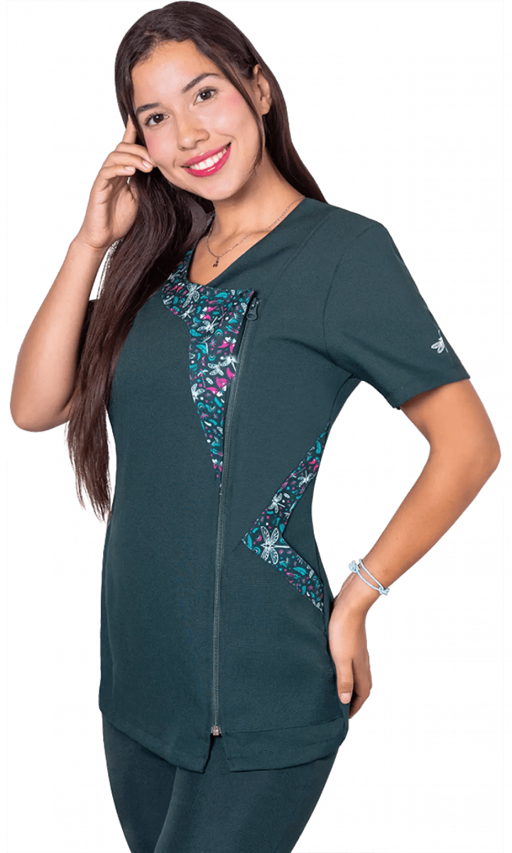 DELANTAL LIBELULA VERDE BOTELLA1