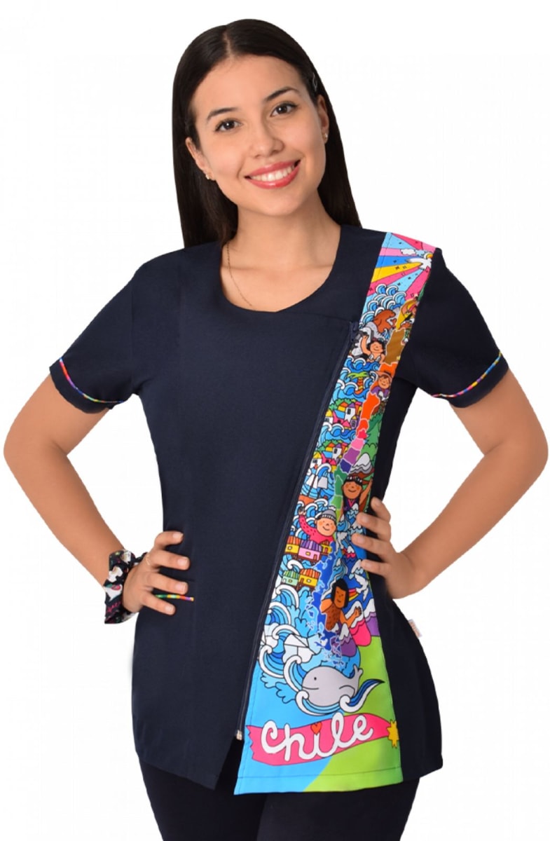 DELANTAL MAPITA AZUL MARINO1