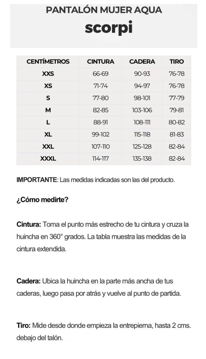 PANTALON MUJER AQUA BURDEO6