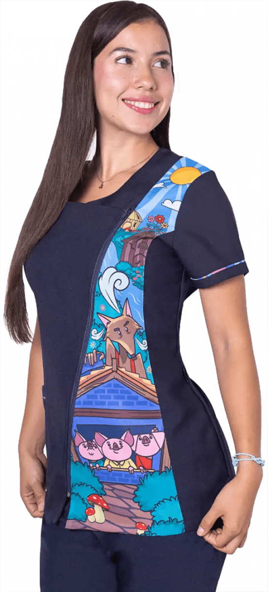 DELANTAL PINKY AZUL MARINO1