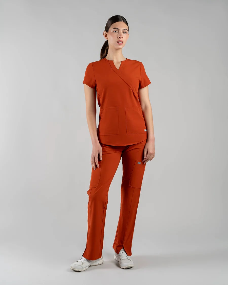 DELANTAL MUJER COMFORT TERRACOTA4