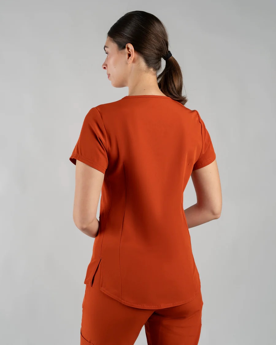 DELANTAL MUJER COMFORT TERRACOTA2