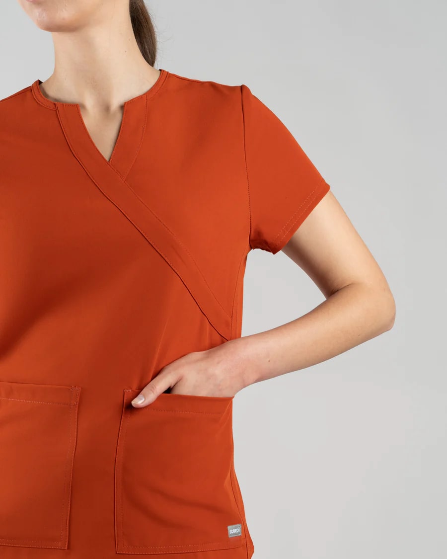 DELANTAL MUJER COMFORT TERRACOTA3