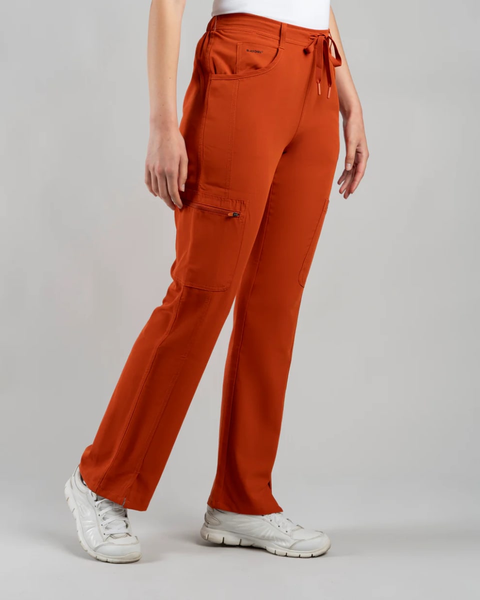 PANTALON MUJER COMFORT TERRACOTA1