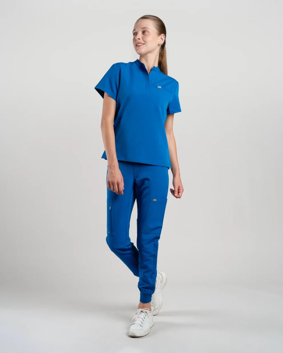 DELANTAL MUJER DYNAMIC JOKE AZUL REY2