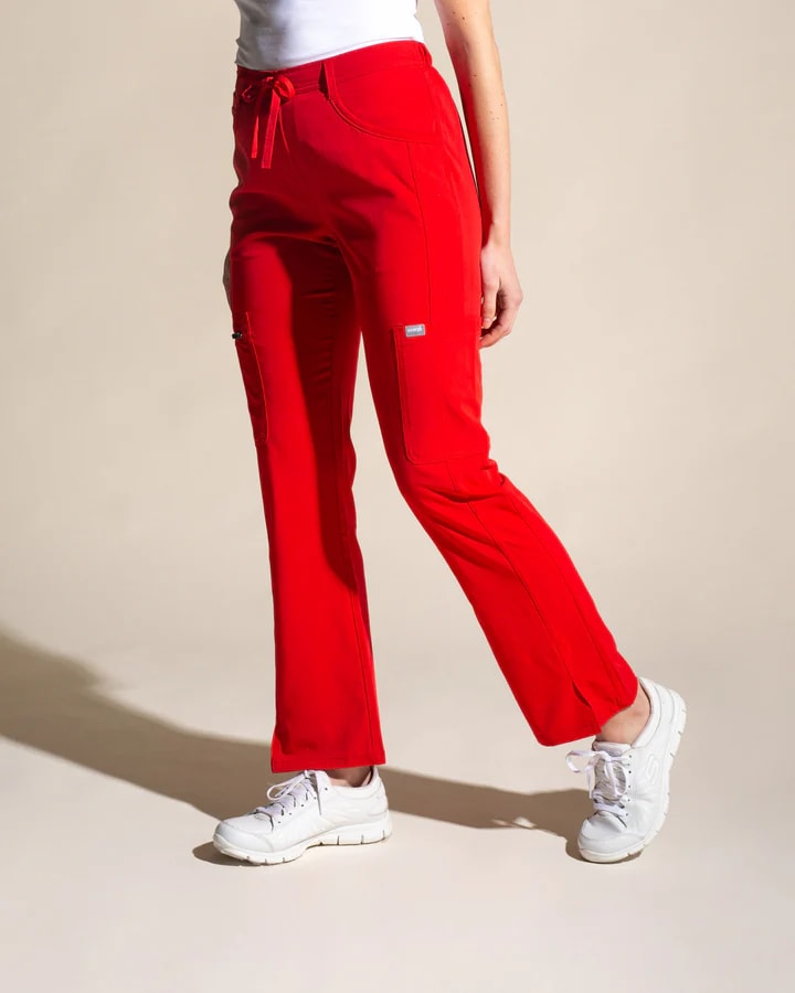 PANTALON MUJER COMFORT ROJO1