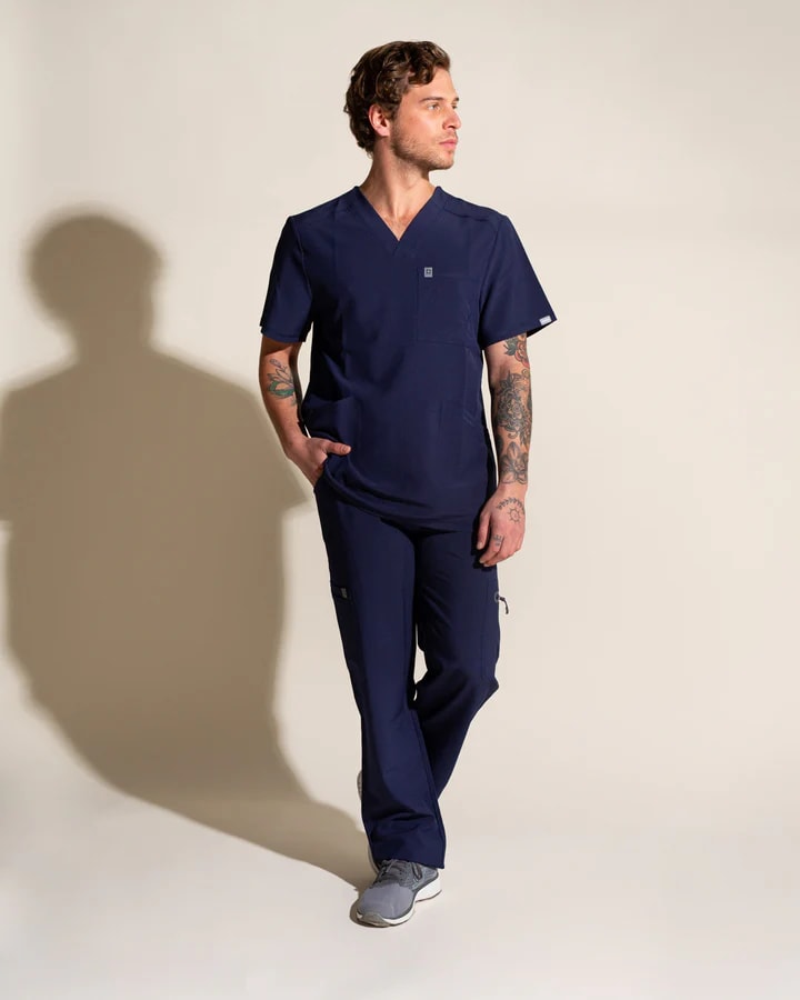 DELANTAL HOMBRE SPORT STRETCH AZUL MARINO4