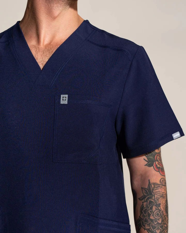 DELANTAL HOMBRE SPORT STRETCH AZUL MARINO2