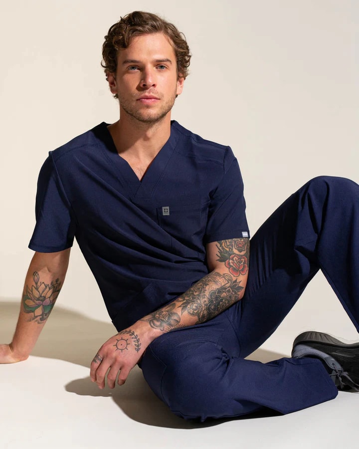 DELANTAL HOMBRE SPORT STRETCH AZUL MARINO5