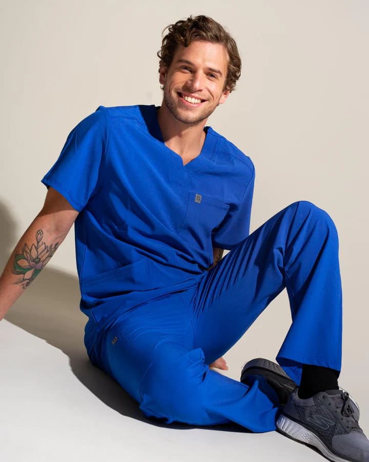 PANTALON HOMBRE SPORT STRETCH AZUL REY6