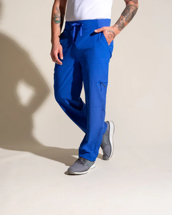 PANTALON HOMBRE SPORT STRETCH AZUL REY1