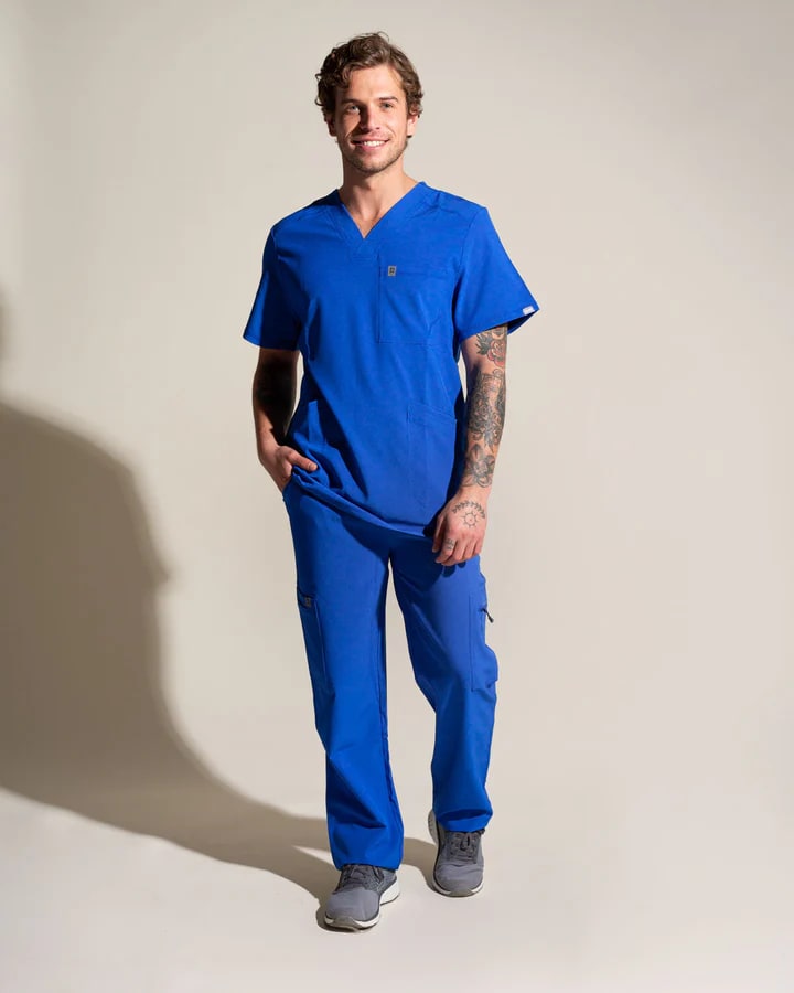 DELANTAL HOMBRE SPORT STRETCH AZUL REY6