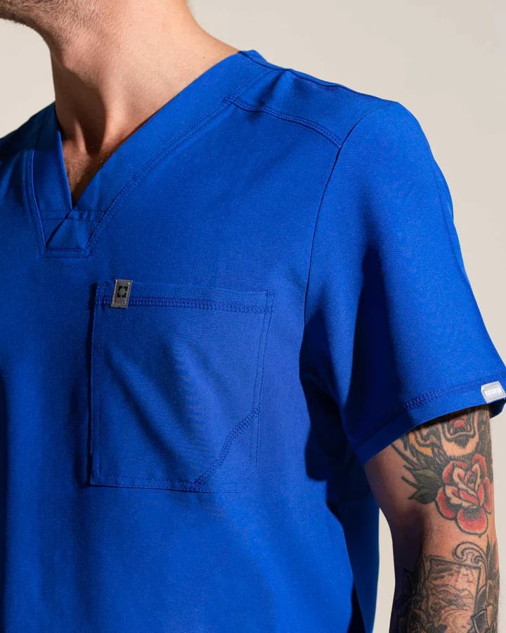 DELANTAL HOMBRE SPORT STRETCH AZUL REY3