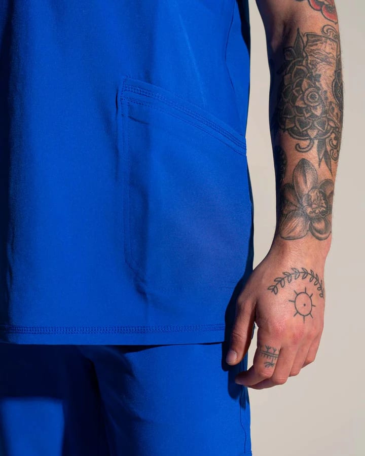 DELANTAL HOMBRE SPORT STRETCH AZUL REY4