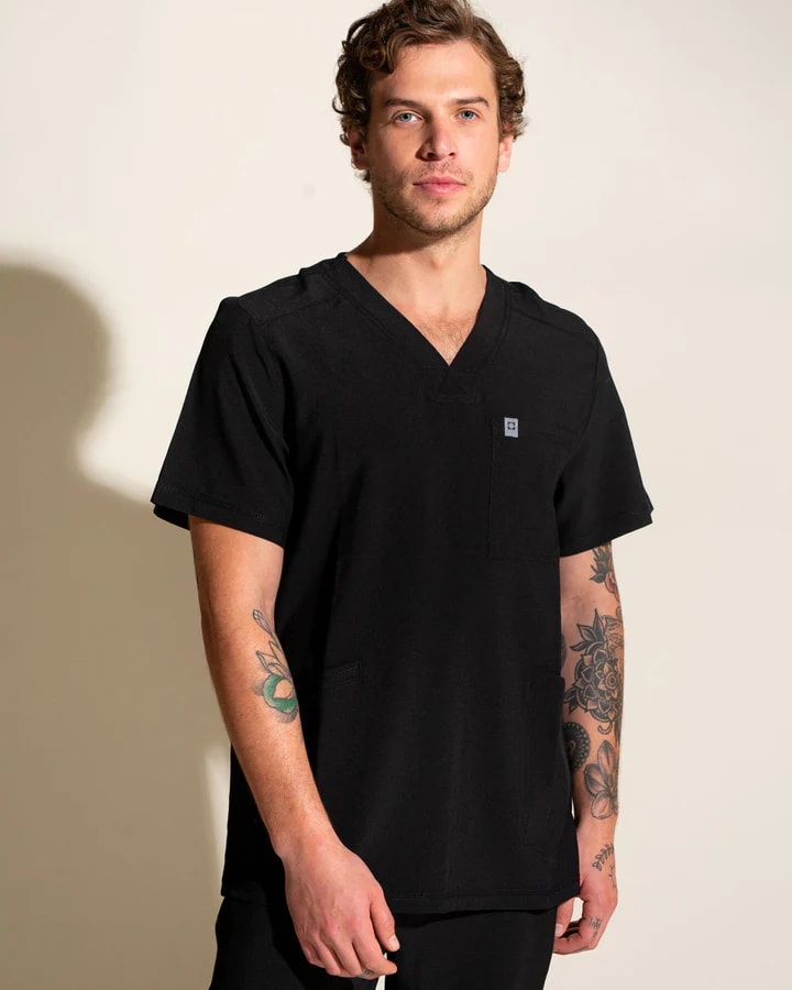 DELANTAL HOMBRE SPORT STRETCH NEGRO1