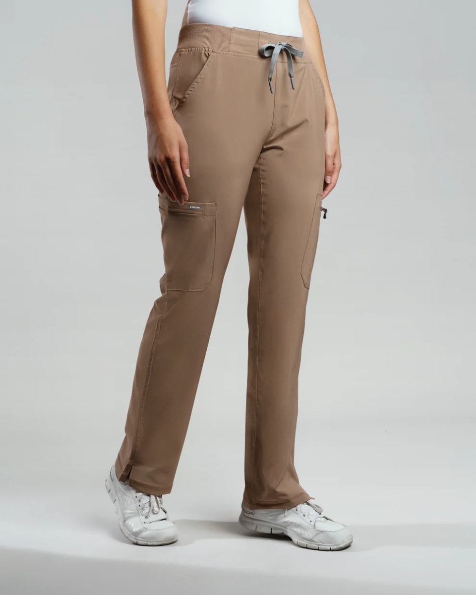 PANTALON MUJER SPORT STRETCH TAUPE1