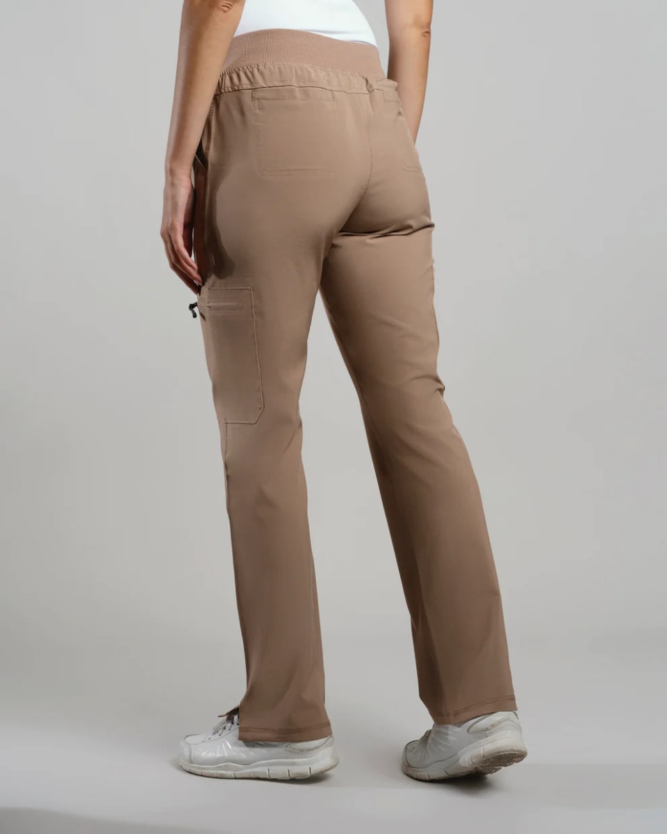 PANTALON MUJER SPORT STRETCH TAUPE2