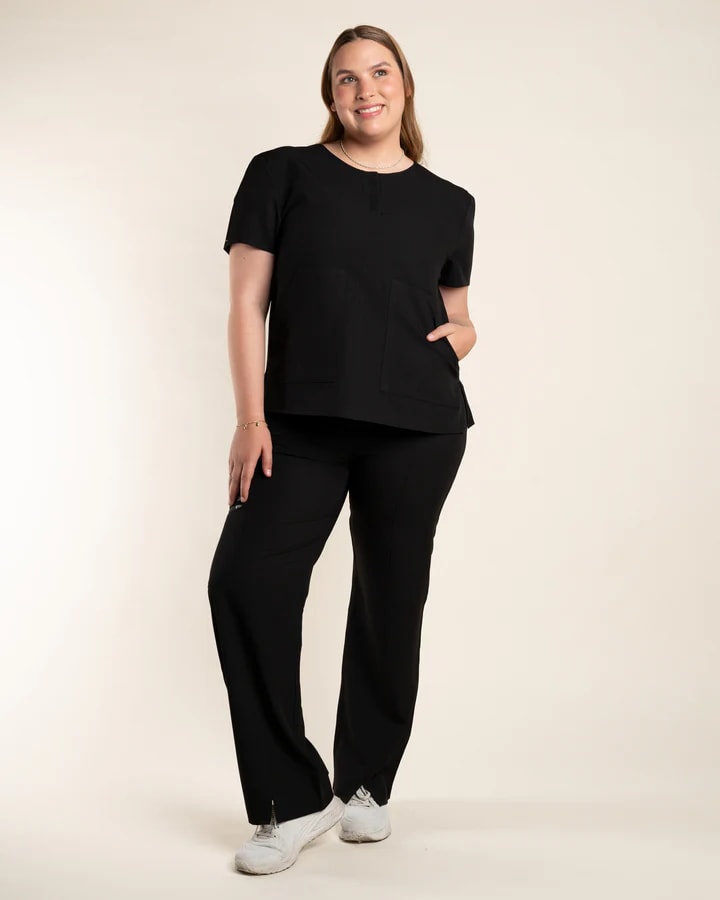 DELANTAL MUJER +CURVE NEGRO4