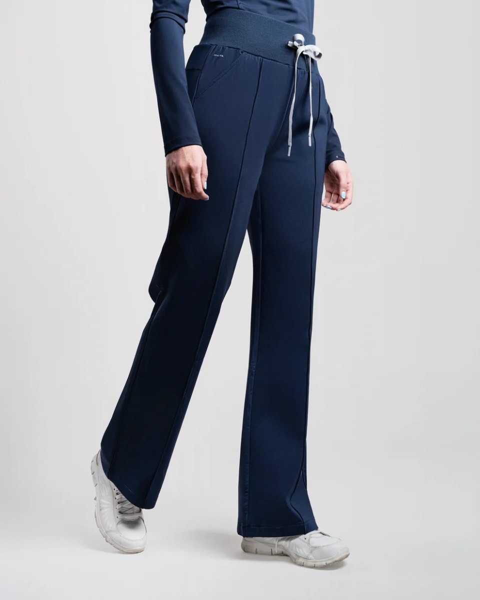 PANTALON MUJER ELASTIC SCRUBS AZUL MARINO1