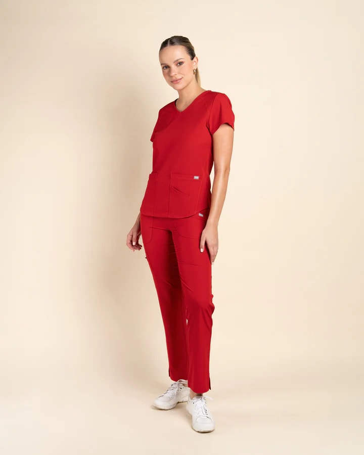 DELANTAL MUJER WONDER ROJO4