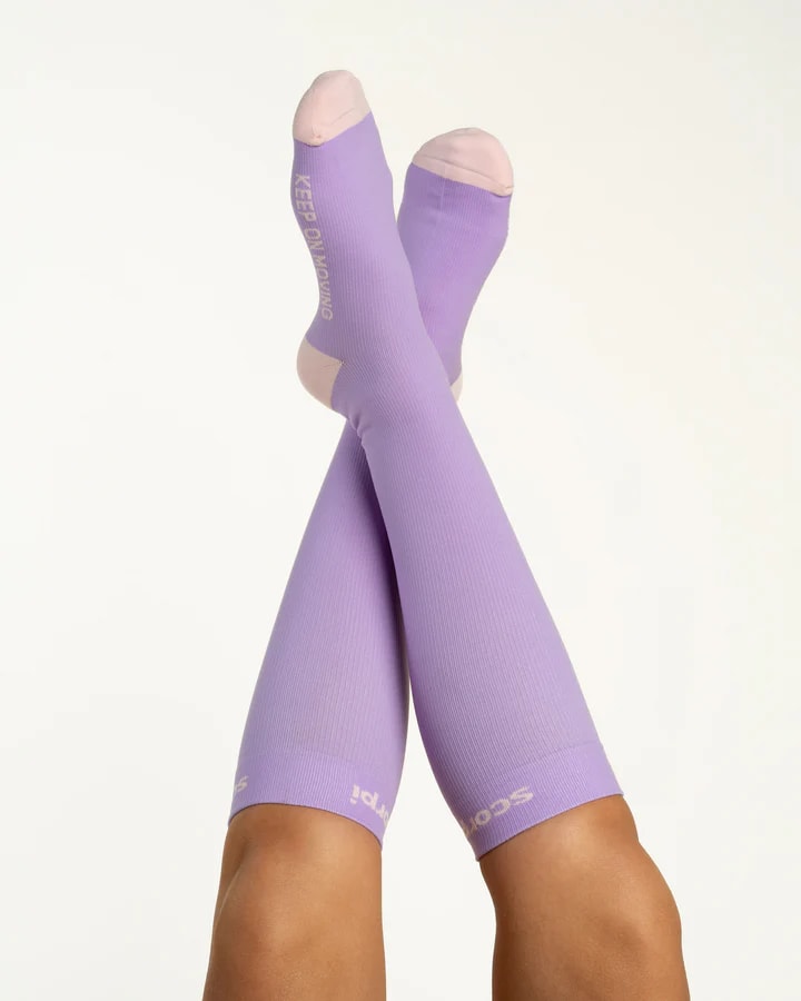 MEDIAS COMPRESIVAS LAVANDER SCORPI2