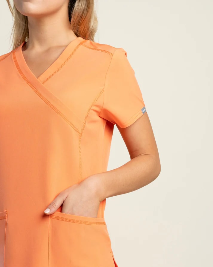 DELANTAL MUJER SPORT STRETCH PAPAYA4