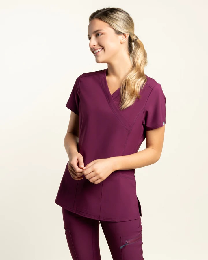 DELANTAL MUJER SPORT STRETCH BURDEO1