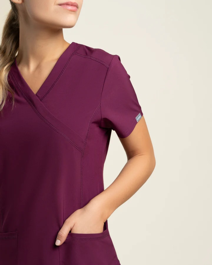 DELANTAL MUJER SPORT STRETCH BURDEO3