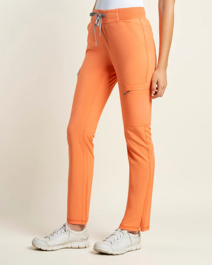 PANTALON MUJER SPORT STRETCH PAPAYA1