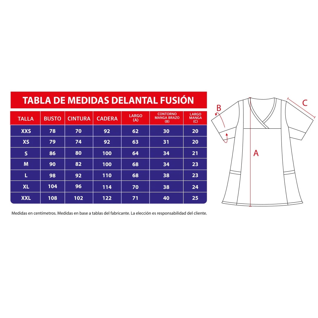 DELANTAL ANTIFLUIDOS ESTAMPADO FUS-21