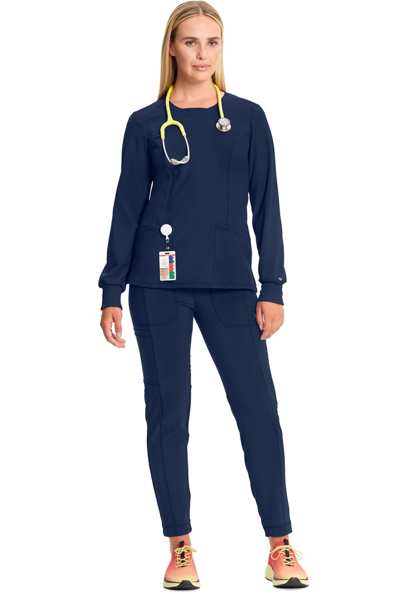 DELANTAL MUJER CK781A AZUL MARINO5