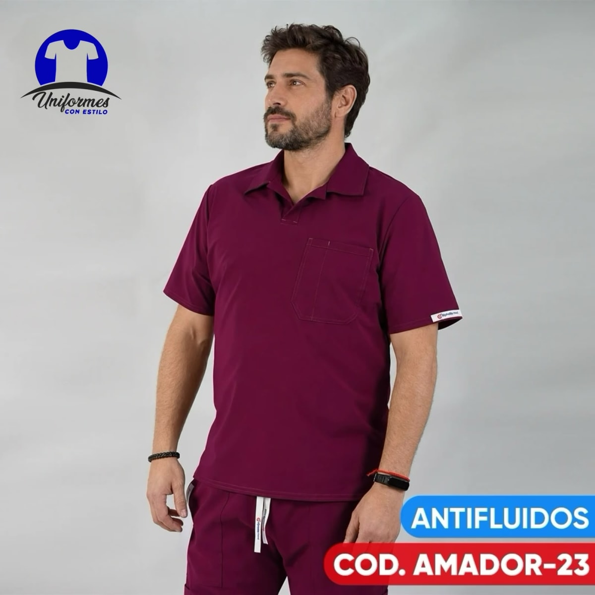 DELANTAL AMADOR BURDEO2