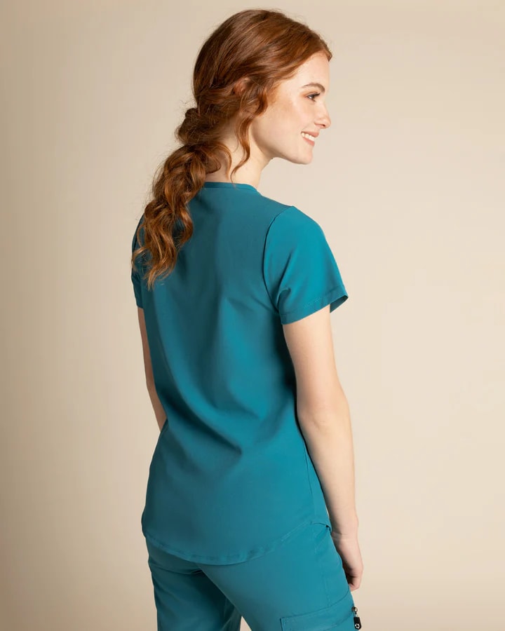 DELANTAL MUJER WONDER TEAL BLUE2
