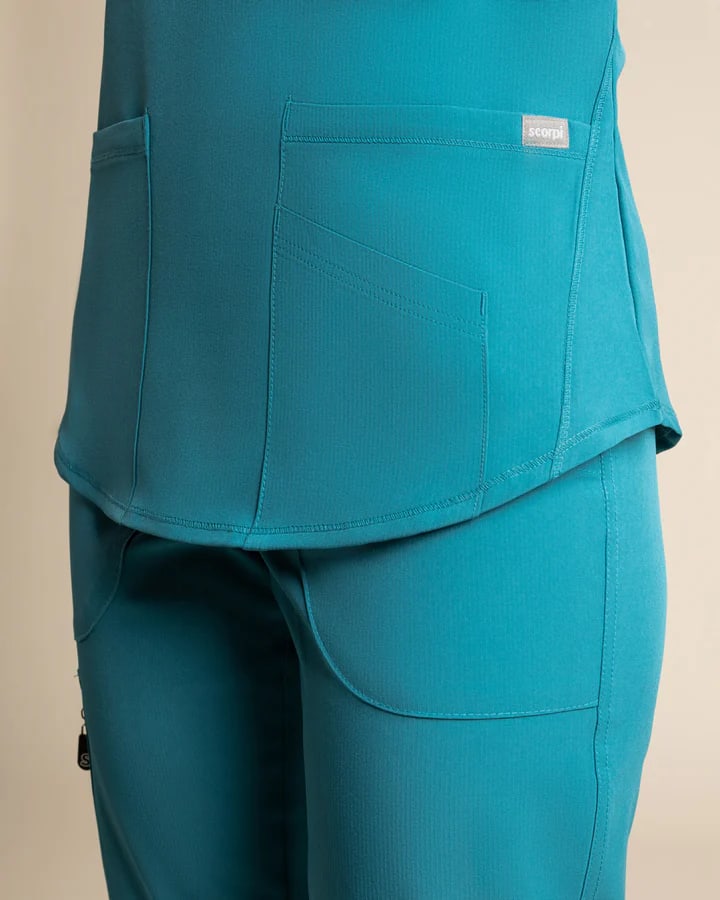 DELANTAL MUJER WONDER TEAL BLUE3