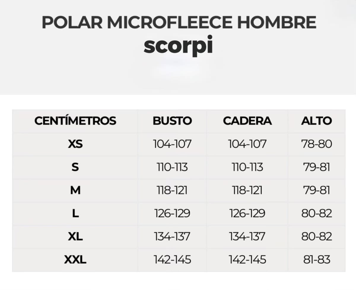 POLAR HOMBRE SCORPI BURDEO6