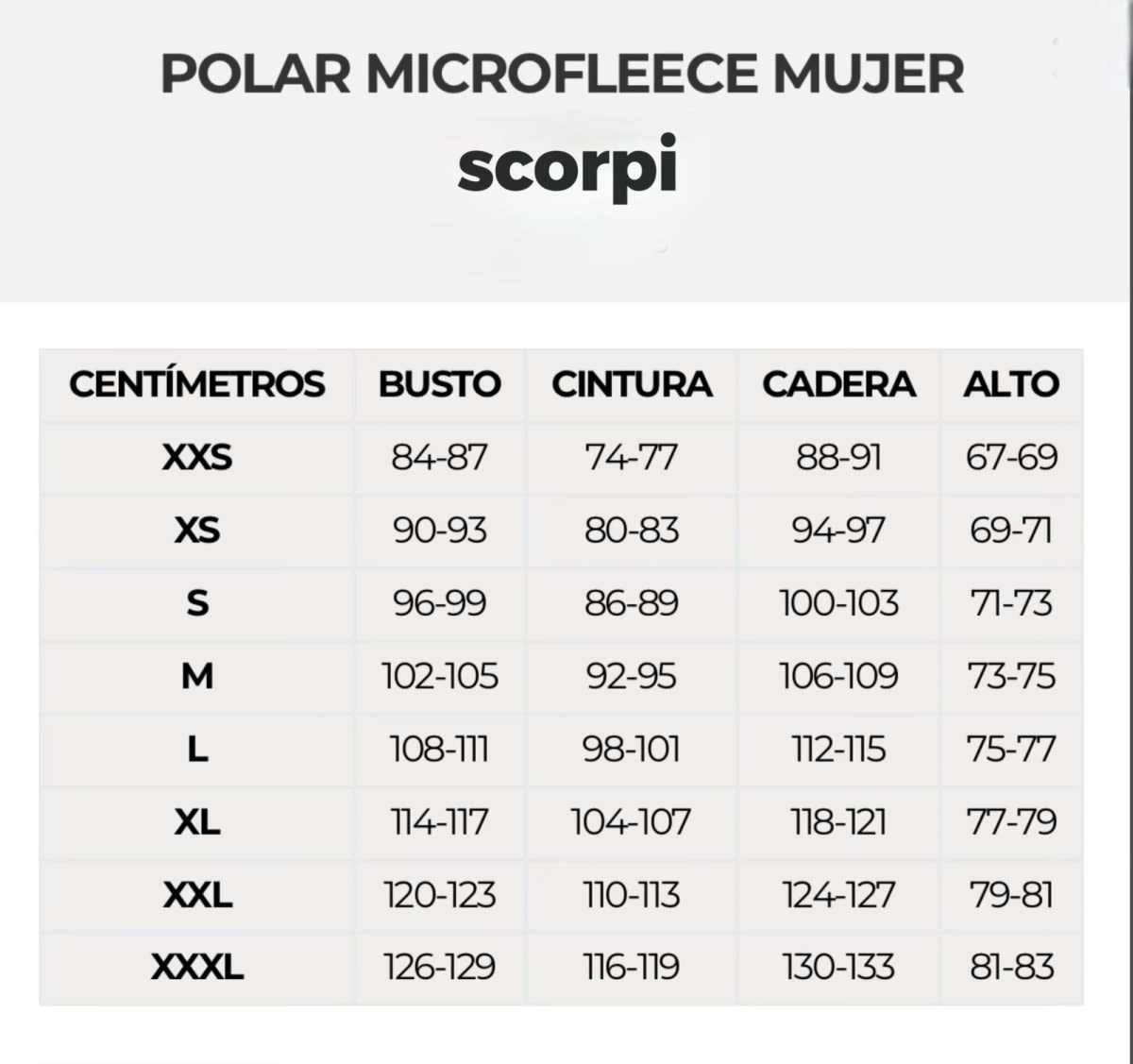 POLAR MUJER SCORPI REY6