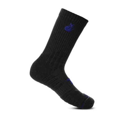 Calcetin Crew Black Blue D3 Tilki Lehinde M24W