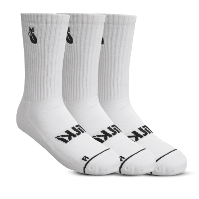 Calcetin Comfort Pack X3 Tilki Lehinde White Black M24W