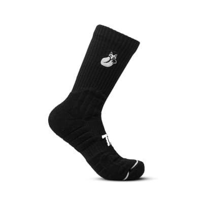 Calcetín Crew D1 Tilki Lehinde Black/White M24W