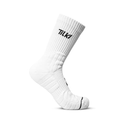 Calcetín Crew D2 Tilki Lehinde White/Black M24W