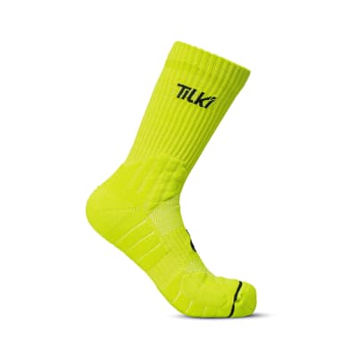 Calcetín Crew D2 Tilki Lehinde Yellow Fluor/Black M24W