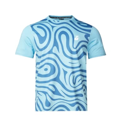 Polera M/C Polyester Full Print Pro Tilki Lehinde Light Blue M25S