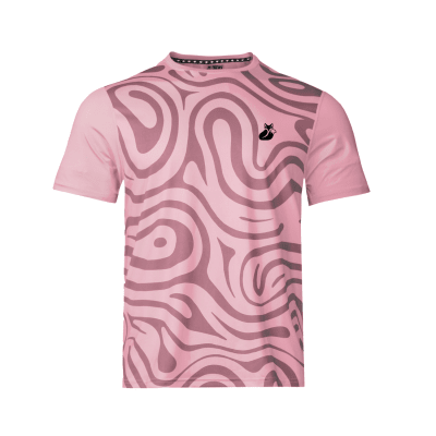 Polera M/C Polyester Full Print Pro Tilki Lehinde Light Pink M25S