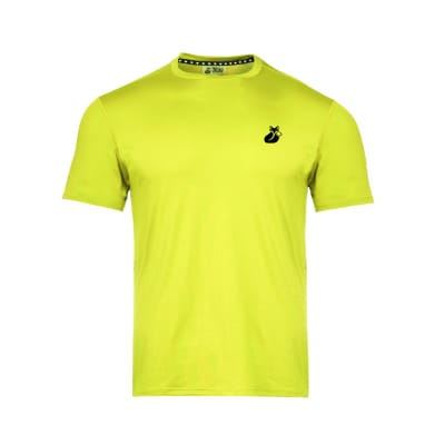 Polera M/C Khombi Polyester Tilki Temel Yellow Fluor M25S