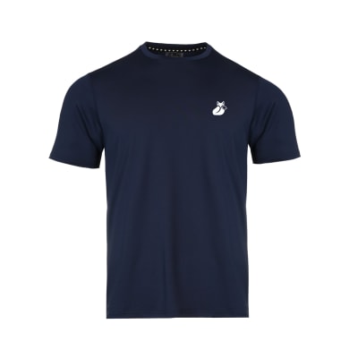 Polera M/C Khombi Polyester Tilki Temel Navy M25S