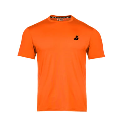 Polera M/C Khombi Polyester Tilki Temel Orange M25S